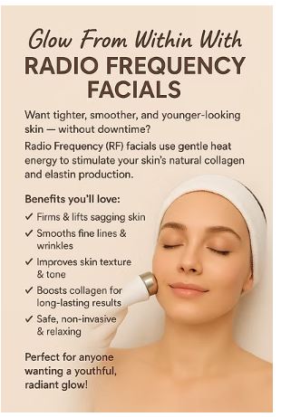 Radio frequency facial treatment